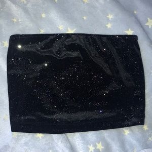 sparkly tube top 💫